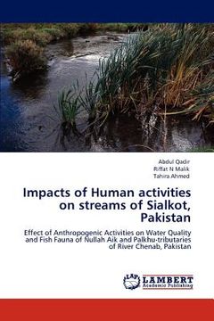 portada impacts of human activities on streams of sialkot, pakistan (en Inglés)