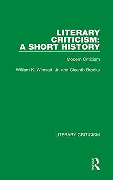 portada Literary Criticism: A Short History: Modern Criticism (en Inglés)