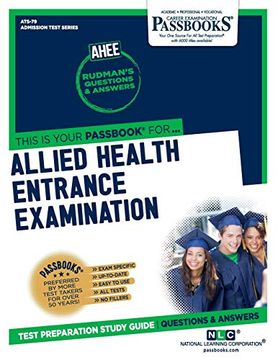 portada Allied Health Entrance Examination (Ahee) (en Inglés)