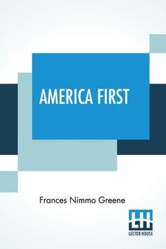 portada America First (en Inglés)