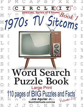 portada Circle it, 1970S Sitcoms Facts, Book 1, Word Search, Puzzle Book