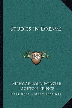 portada studies in dreams (en Inglés)