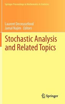 portada stochastic analysis and related topics