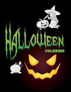 portada Halloween Coloring: Halloween Coloring For Girls, Kids (en Inglés)