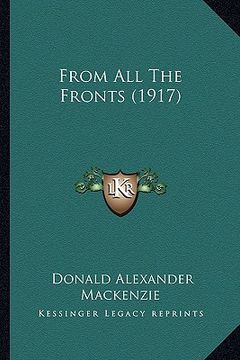 portada from all the fronts (1917) (en Inglés)
