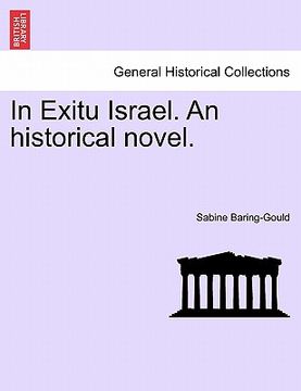 portada in exitu israel. an historical novel.