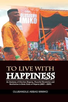 portada To Live with Happiness (en Inglés)