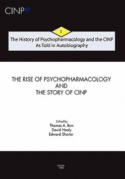 portada the history of psychopharmacology and the cinp, as told in autobiography (en Inglés)