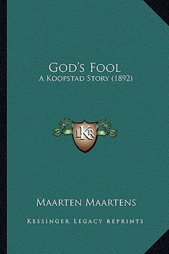 portada god's fool: a koopstad story (1892) (en Inglés)