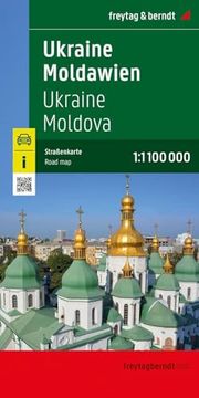 portada Ukraine - Moldawien, Straßenkarte 1: 1: 000. 000, Freytag & Berndt (in English)