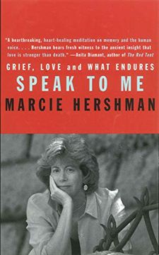 portada Speak to me: Grief, Love and What Endures (in English)