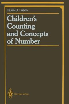 portada Children's Counting and Concepts of Number (en Inglés)