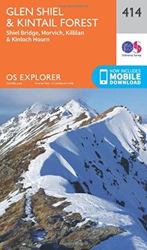 portada Glen Shiel and Kintail Forest 1 : 25 000 (OS Explorer Active Map)
