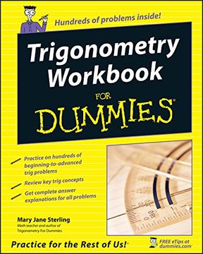 portada Trigonometry Workbook for Dummies (en Inglés)