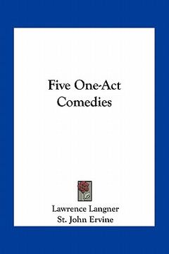 portada five one-act comedies