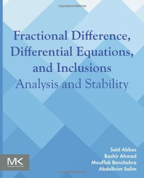 portada Fractional Difference, Differential Equations, and Inclusions: Analysis and Stability (in English)