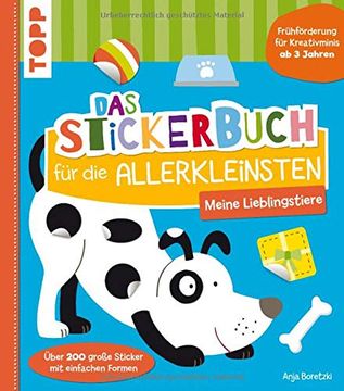 portada Das Stickerbuch für die Allerkleinsten - Meine Lieblingstiere (in German)
