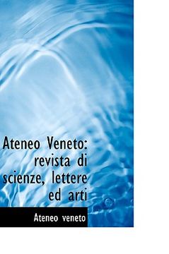 portada ateneo veneto: revista di scienze, lettere ed arti