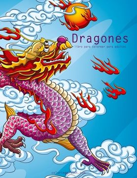 portada Dragones Libro Para Colorear Para Adultos 1