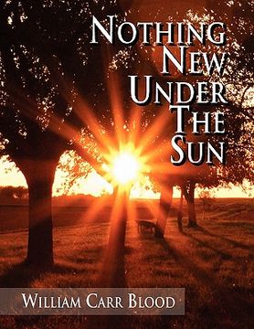 portada nothing new under the sun (in English)