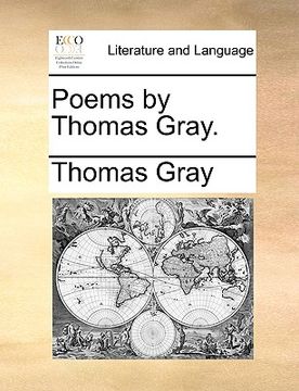 portada poems by thomas gray. (en Inglés)