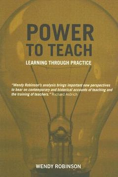 portada power to teach: learning through practice (en Inglés)