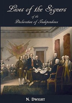 portada lives of the signers of the declaration of independence (in English)