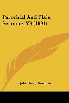 portada parochial and plain sermons v8 (1891)
