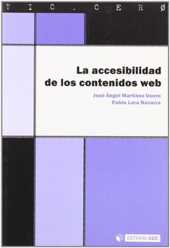 portada La Accesibilidad de los Contenidos web (in Spanish)
