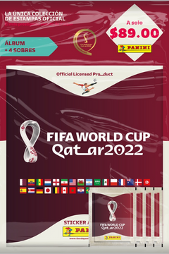 portada Álbum Tapa Blanda Fifa Mundial Qatar 2022