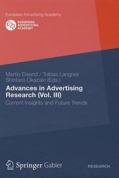 portada advances in advertising research (in English)