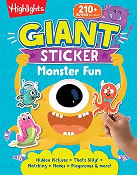 portada Giant Sticker Monster fun (Giant Sticker Fun) (en Inglés)