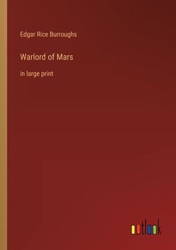 portada Warlord of Mars: in large print (en Inglés)