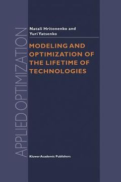 portada modeling and optimization of the lifetime of technologies (in English)