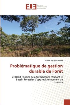 portada Problématique de gestion durable de Forêt (en Francés)