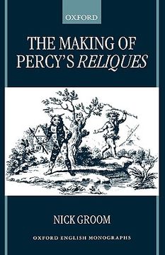 portada the making of percy's reliques (en Inglés)