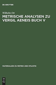 portada Metrische Analysen zu Vergil Aeneis Buch v 