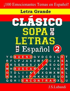 portada Clásico Sopa de Letras en Español; 2 (Sopa de Letras en Español: Serie Clásica) (in Spanish)