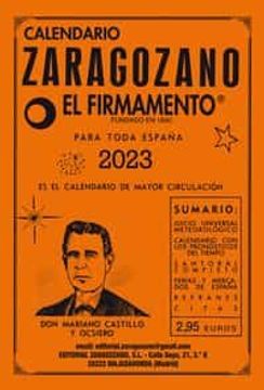 portada Calendario Zaragozano 2023