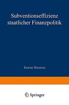 portada Subventionseffizienz Staatlicher Finanzpolitik