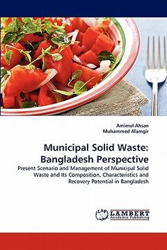 portada municipal solid waste: bangladesh perspective (en Inglés)