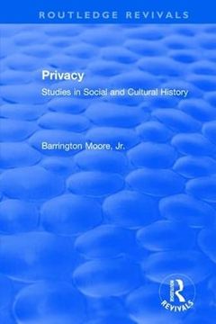 portada Privacy: Studies in Social and Cultural History: Studies in Social and Cultural History (en Inglés)