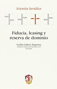 portada Fiducia, leasing y reserva de dominio