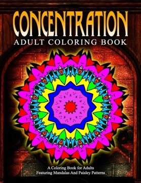 portada CONCENTRATION ADULT COLORING BOOKS - Vol.15: relaxation coloring books for adults (Volume 15)