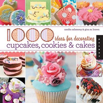 portada 1000 ideas for decorating cupcakes, cookies & cakes (in English)