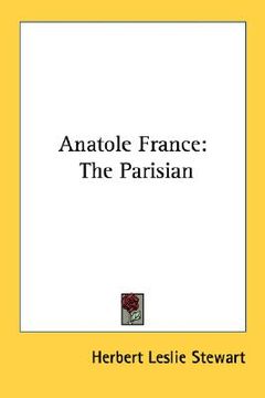 portada anatole france: the parisian (en Inglés)