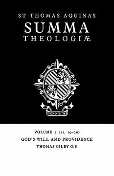 portada Summa Theologiae v5: 1a. 19-26: God's Will and Providence v. 5 (Summa Theologiae (Cambridge University Press)) (in English)