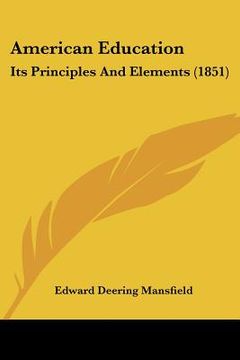 portada american education: its principles and e