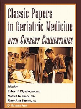 portada classic papers in geriatric medicine with current commentaries (in English)