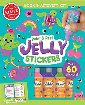 portada Paint & Peel Jelly Stickers (Klutz) (en Inglés)